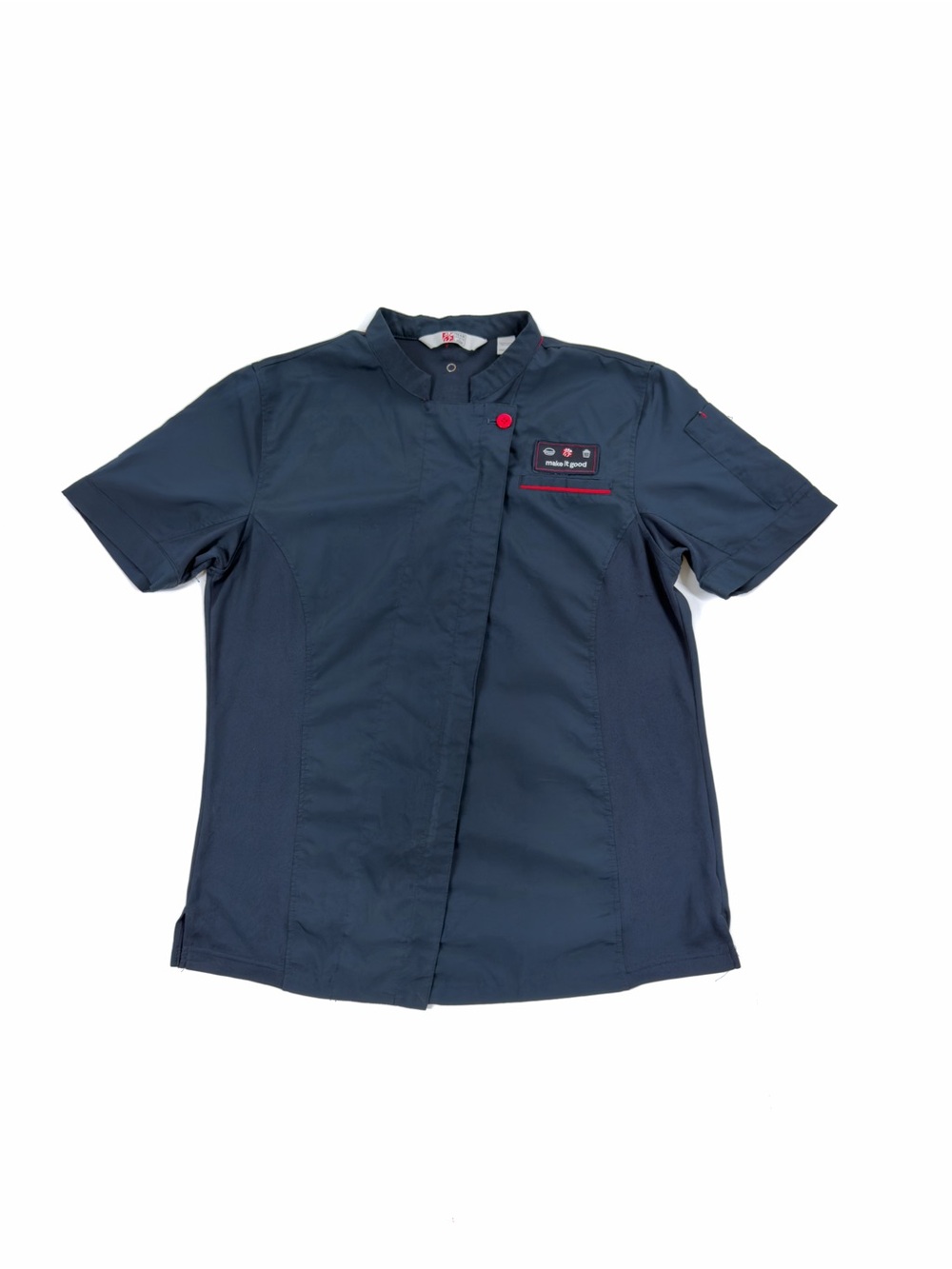 Chick-fil-A Team Style Oobe Chef Coat Uniform Men’s Size M Navy Blue